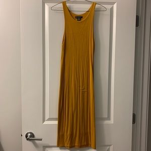 MIDI YELLOW DRESS